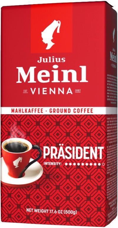 Julius Meinl Präsident Fine Ground, őrölt, 500g Kávé