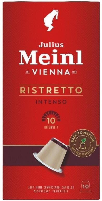 Julius Meinl kompostovateľné kapsuly Ristretto Intenso (10× 5,6...