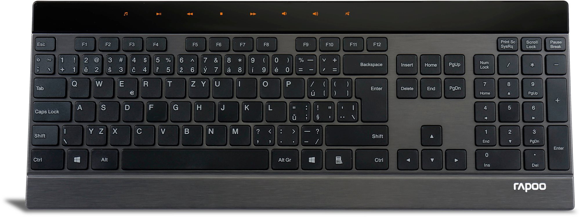 Rapoo E9270P čierna CZ Klávesnica