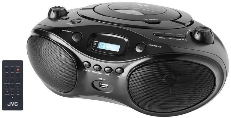 JVC RD-E661B-DAB Rádió