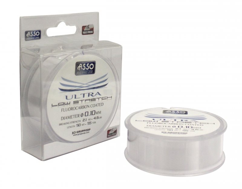 Asso Ultra Low Stretch Line 0,10 mm 50 m Silon na ryby