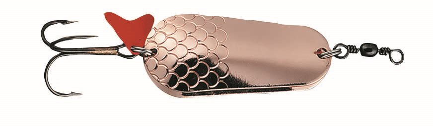 Effzett Twin Spoon 5,5 cm 22 g Copper/Copper Blyskáč