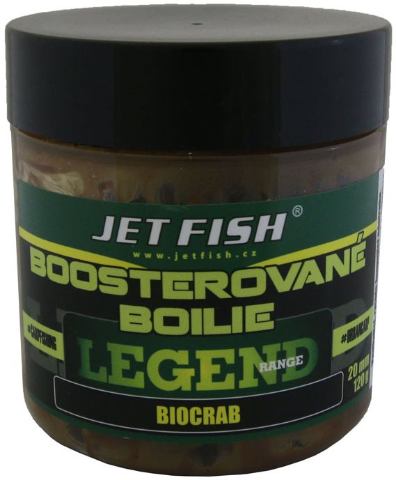 Jet Fish Boosterované boilie Legend Biocrab 20 mm 120 g Boilies