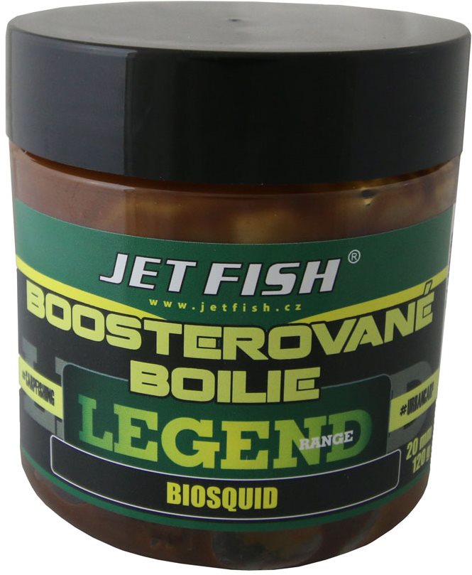 Jet Fish Boosterizované boilies Legend, Biosquid 20 mm 120 g Boilies