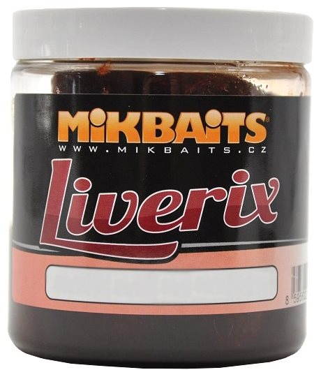 Mikbaits Liverix Boilie v dipe, Mazaná mušľa 20 mm 250 ml Boilies