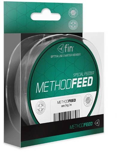 FIN Method Feed 0,14 mm 4 lbs 200 m Šedý Silon na ryby