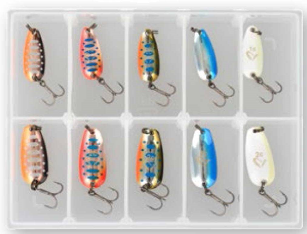 Savage Gear Nails Micro Spoon Kit Velikost 1c 2,5 g & 2c 3,5 g 10...