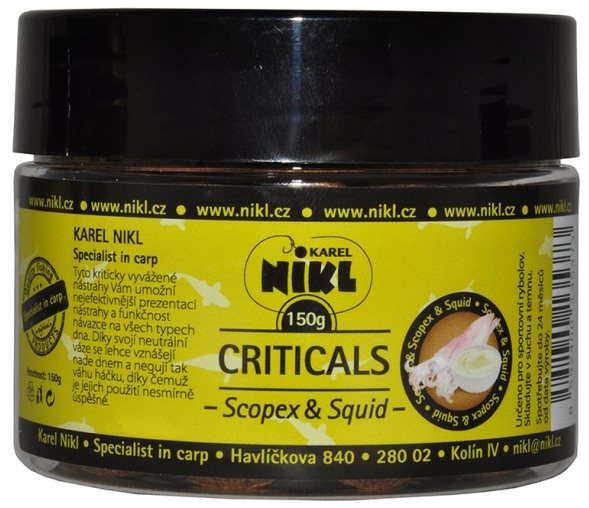Nikl Criticals boilie Scopex & Squid 24 mm 150 g Boilies