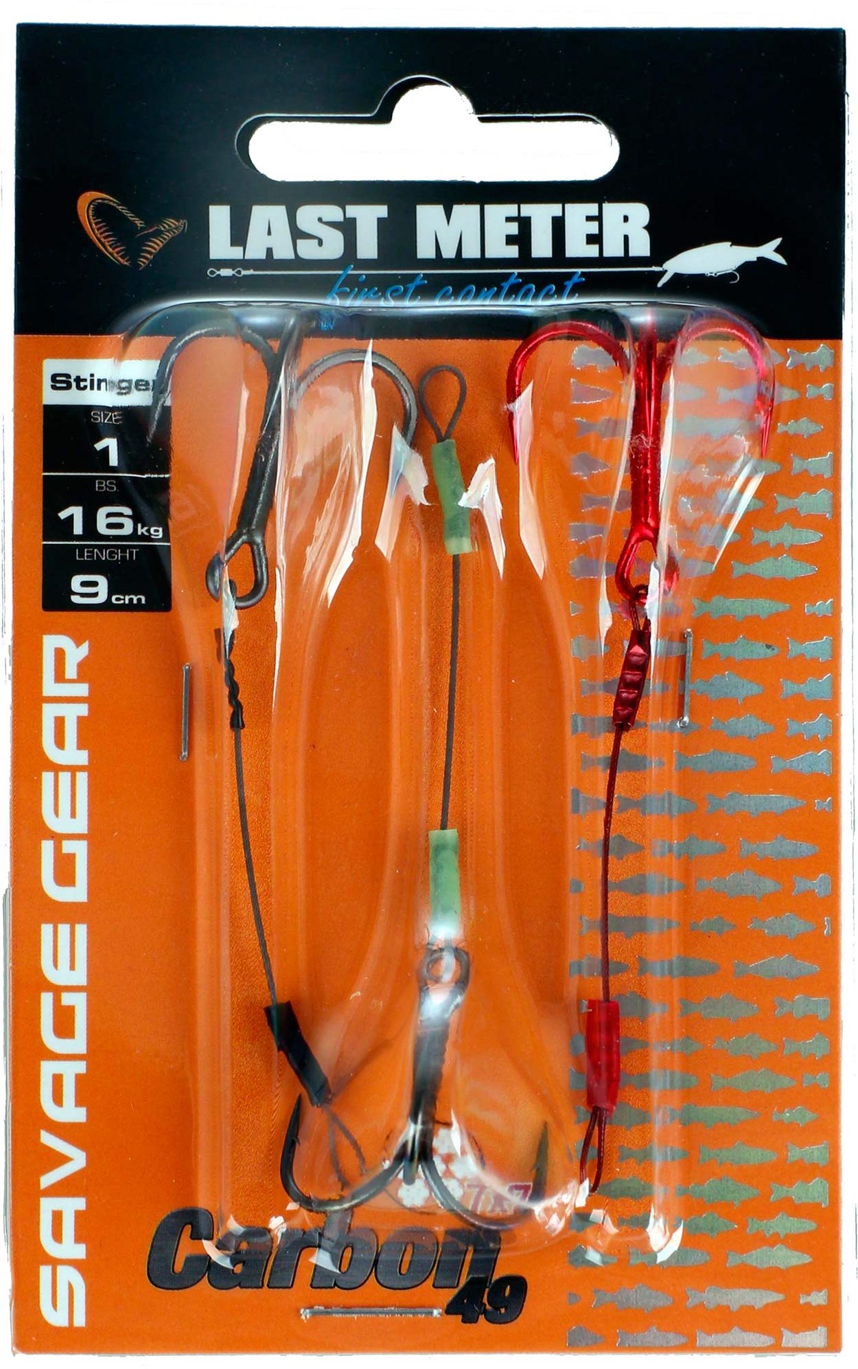 Savage Gear Carbon49 Stinger Veľkosť 1 9 cm 16 kg 3 ks Nadväzec