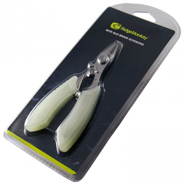 RidgeMonkey Nite Glo Scissors Nůžky