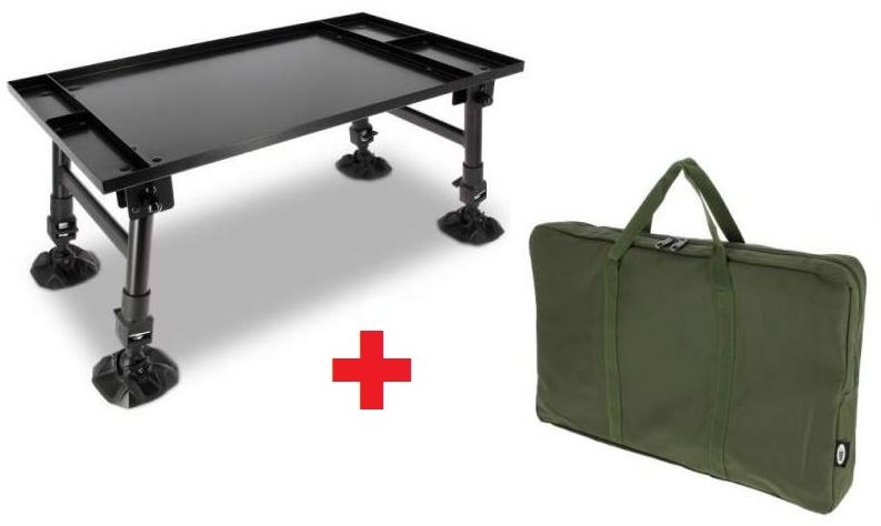 NGT Dynamic Bivvy Table + Obal zdarma Kempingový stôl