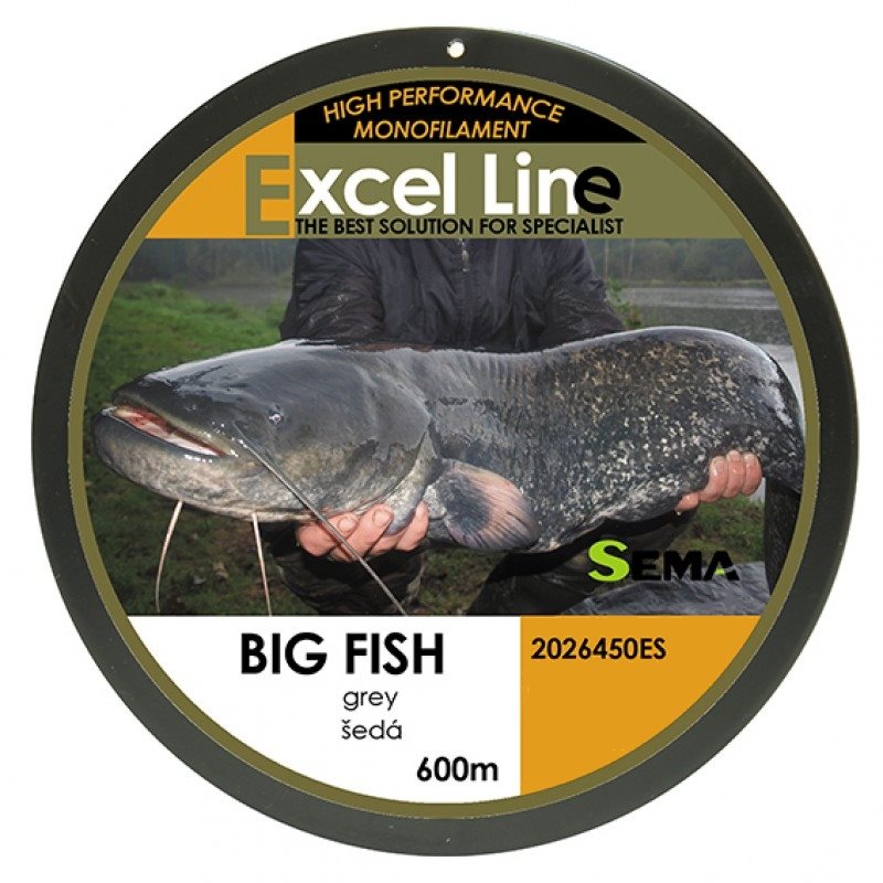 Sema Vlasec Big Fish 0,50 mm 34,7 kg 600 m Silon na ryby