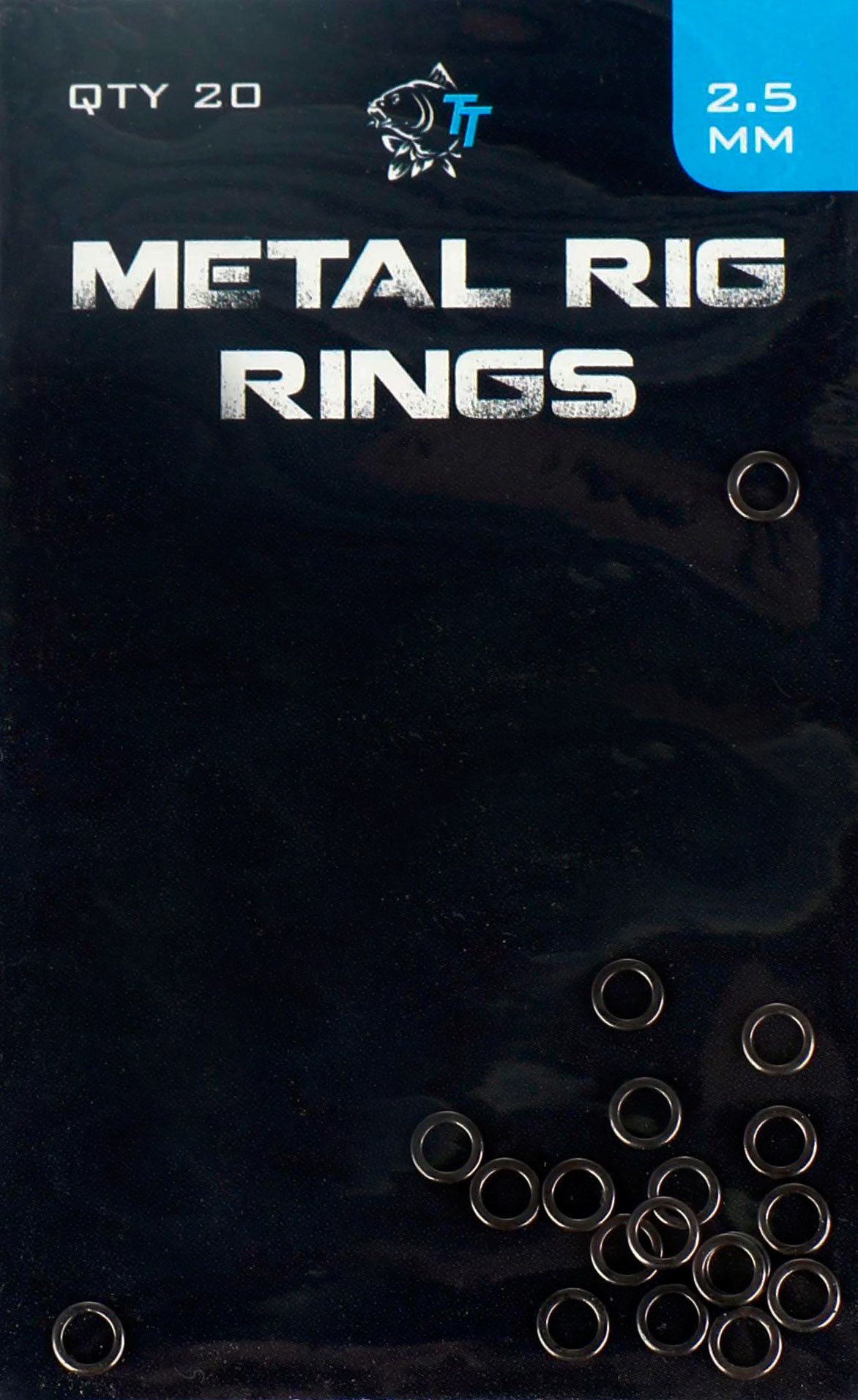 Nash Metal Rig Rings 2,5 mm 20 ks Krúžok