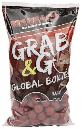Starbaits Boilie Grab & Go Global Spice 20 mm 1 kg Boilies