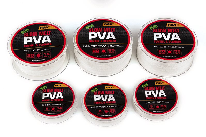 FOX Refill Slow Melt Narrow 25 mm 20 m PVA pančucha