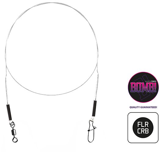 Delphin Fluorocarbon BOMB! s obratlíkom a karabínkou 13 kg 35 cm 2...