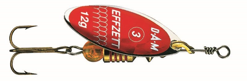 Effzett Predator Spinner 4 g Veľkosť 1 Red-Glitter Blyskáč