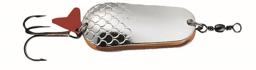 Effzett Twin Spoon 5,5 cm 22 g Silver/Copper Blyskáč