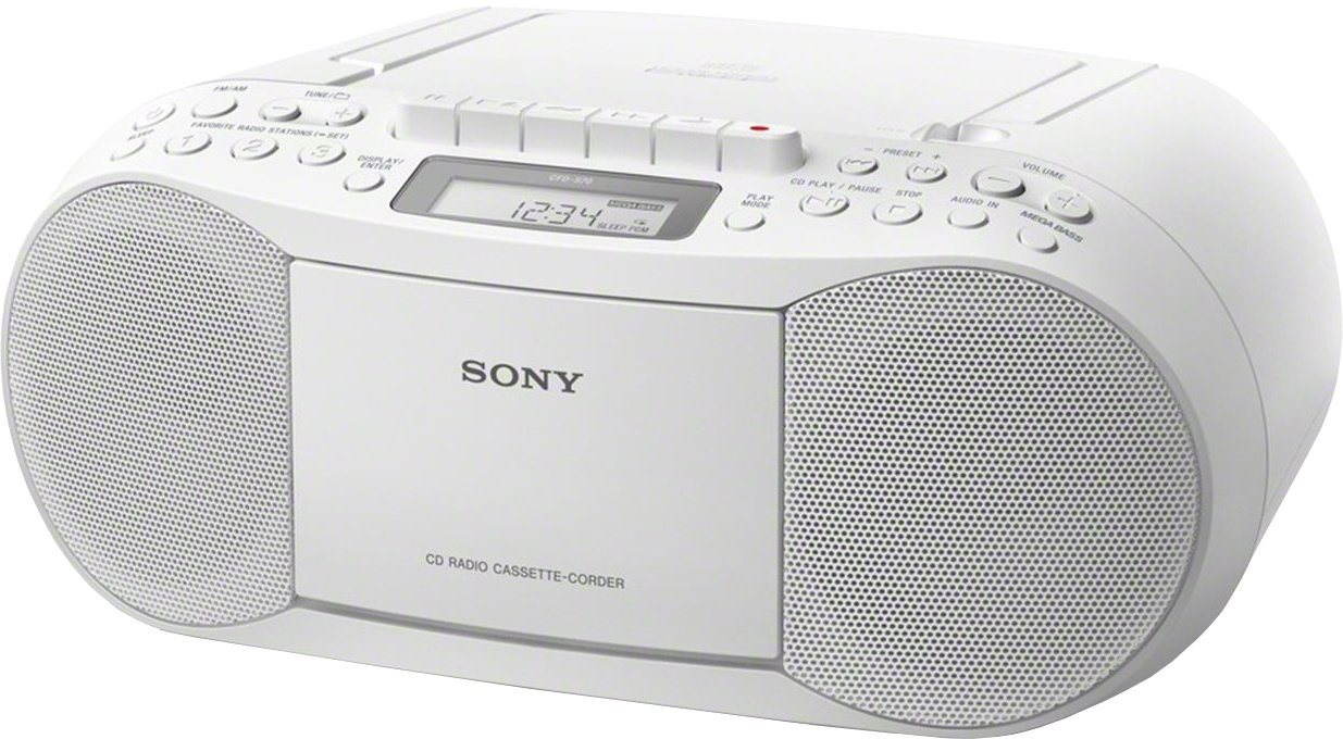 Sony CFD-S70 white Radio Recorder