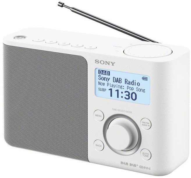 Sony XDR-S61D biele Rádio