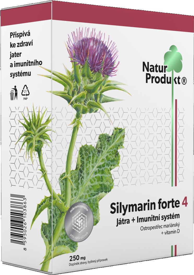 Silymarin forte 4 - Imunitní systém, Naturprodukt 40 tbl....