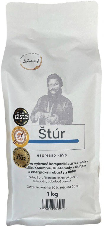 KÁVOHOLIK Štúr, 1 kg Kávé