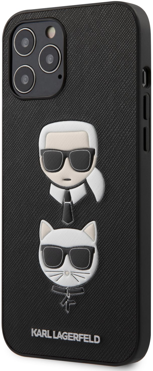 Karl Lagerfeld Saffiano K&C Heads for Apple iPhone 12 Pro Max,...