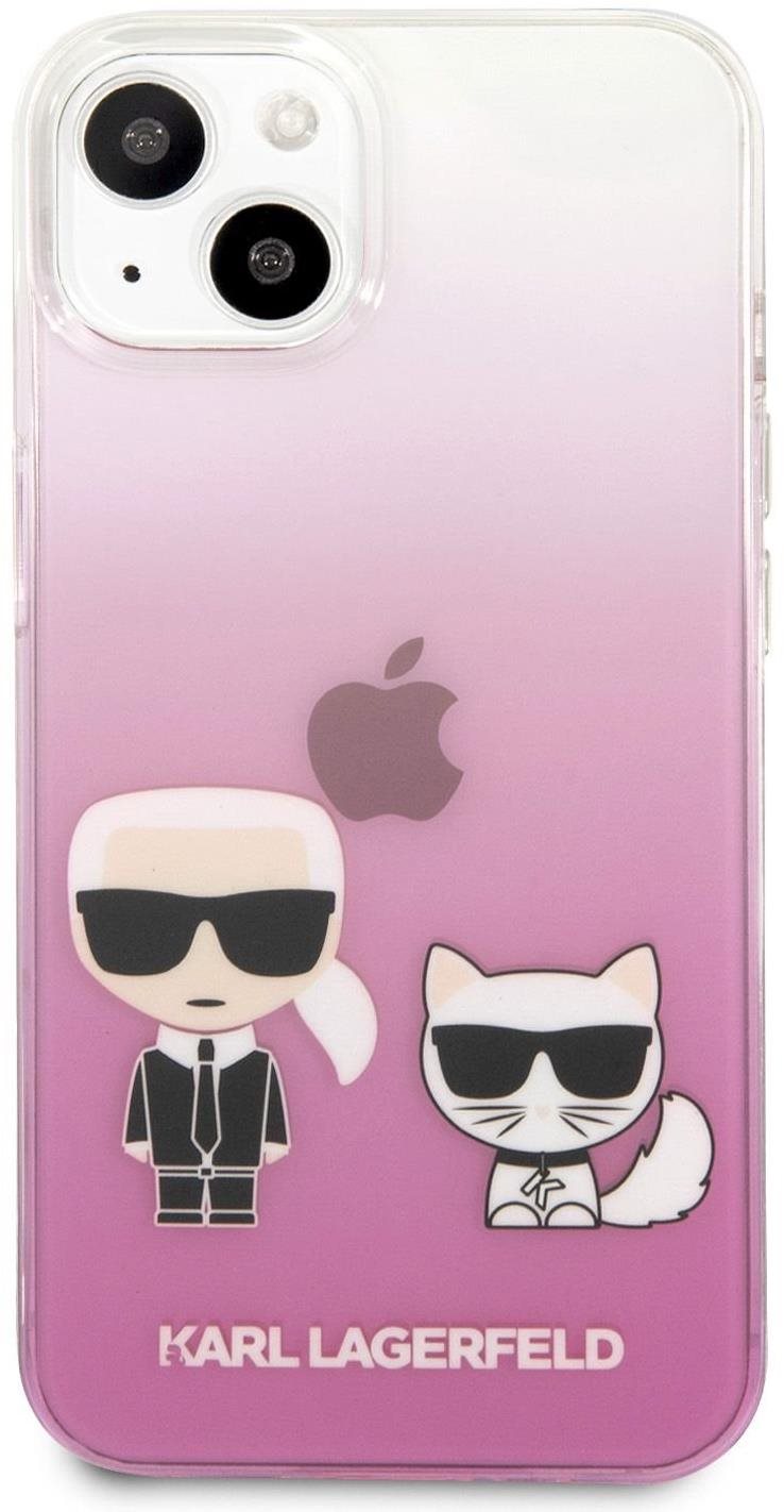 Karl Lagerfeld PC/TPU Ikonik Karl and Choupette Cover for Apple...