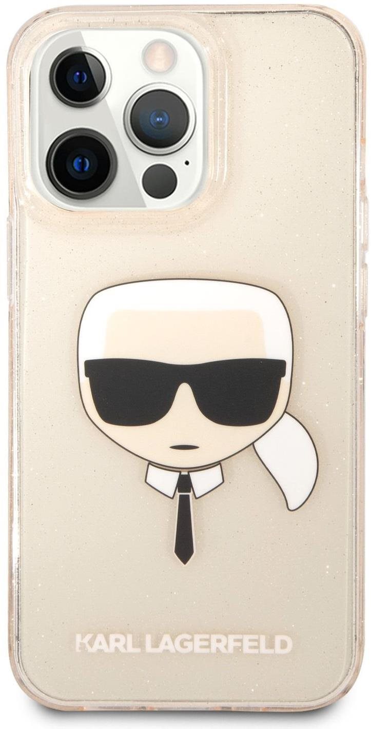 Karl Lagerfeld TPU Full Glitter Karl Head Cover for Apple iPhone 13...