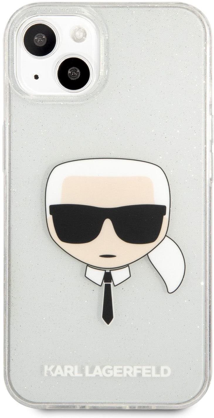 Karl Lagerfeld TPU Full Glitter Karl Head Cover for Apple iPhone 13...