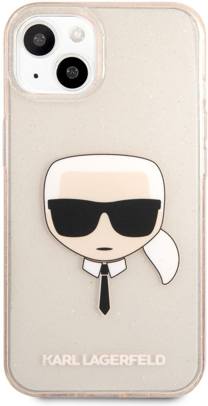 Karl Lagerfeld TPU Full Glitter Karl Head Cover for Apple iPhone 13...