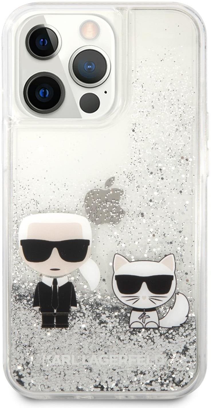 Karl Lagerfeld Liquid Glitter Karl and Choupette Cover for Apple...