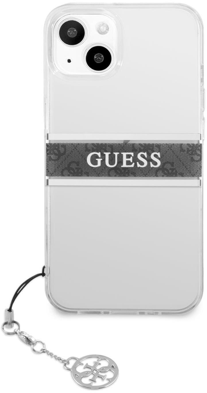 Guess PC/TPU 4G Grey Stripe Back Cover for Apple iPhone 13 mini...