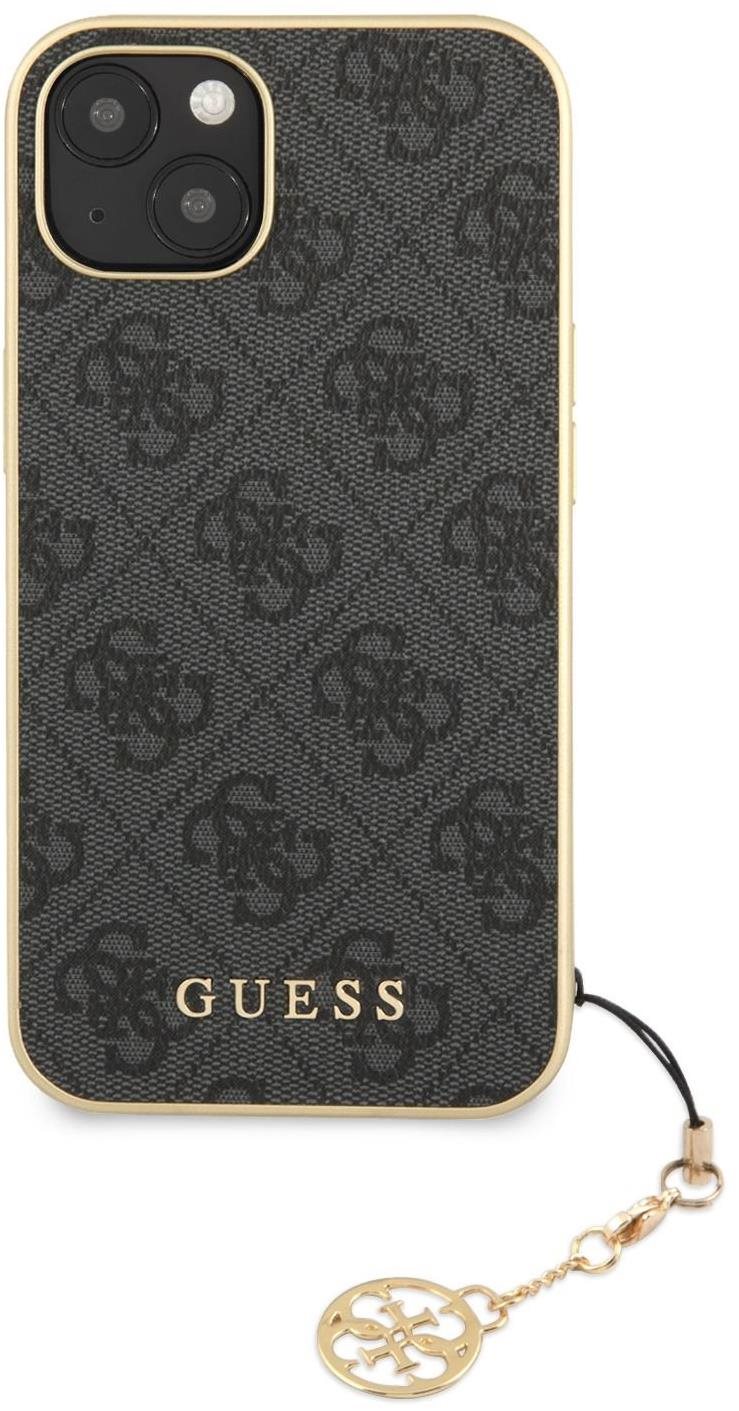 Guess 4G Charms Back Cover for Apple iPhone 13 mini Grey Phone Cover