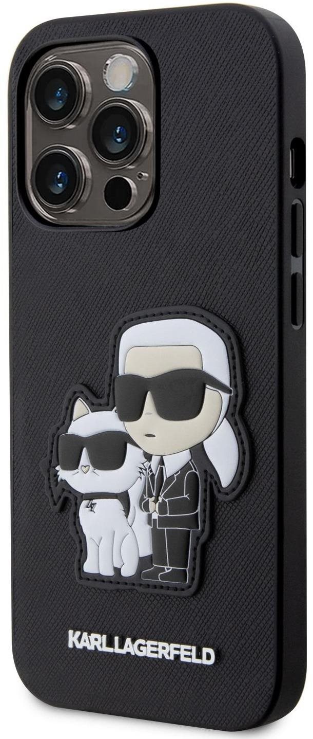 Karl Lagerfeld PU Saffiano Karl and Choupette NFT Back Cover für...
