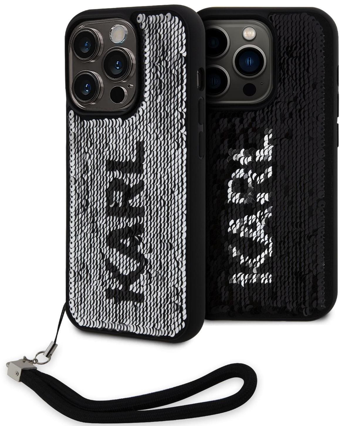 Karl Lagerfeld Sequins Reversible Zadný Kryt na iPhone 15 Pro Max...