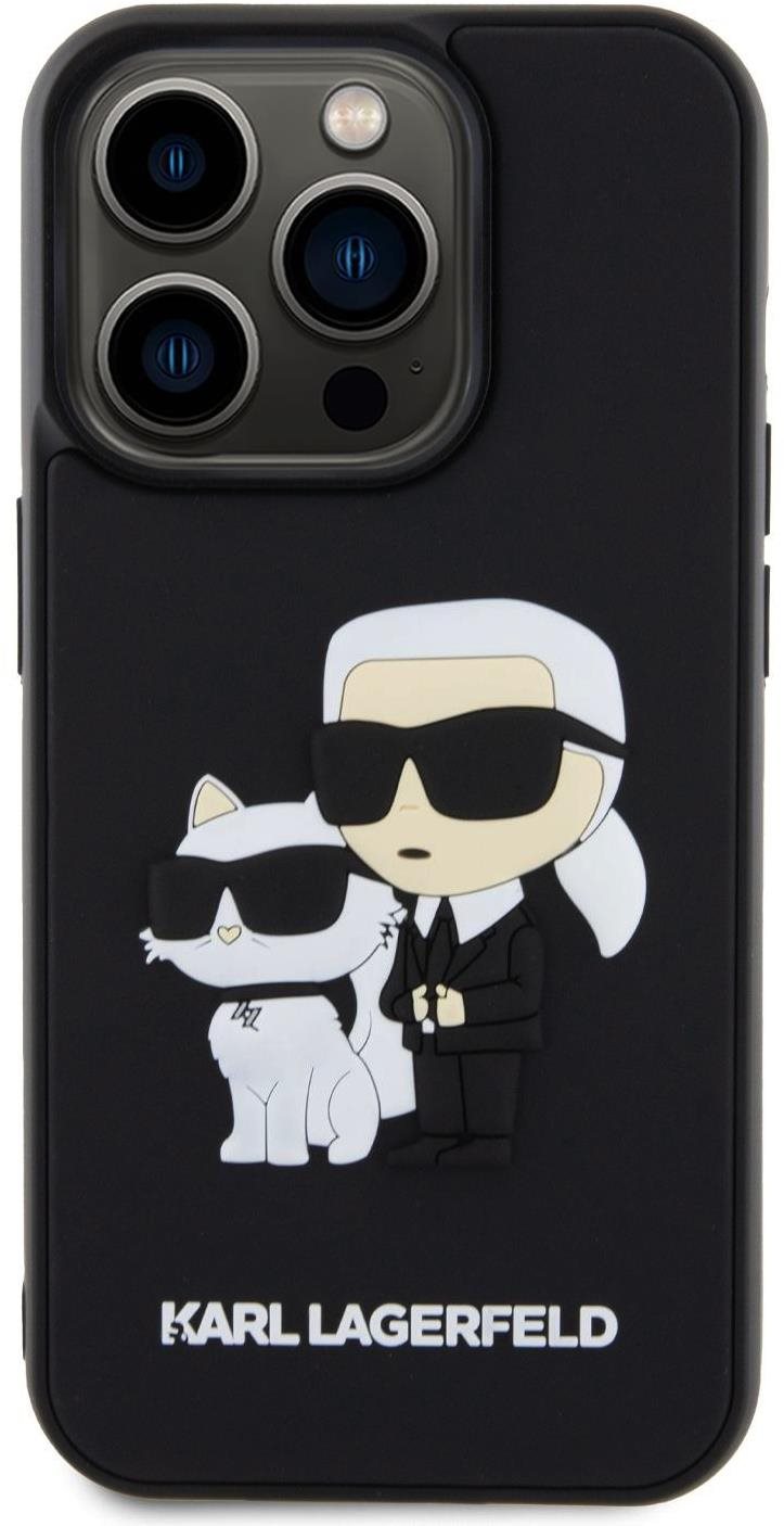 Karl Lagerfeld 3D Rubber Karl and Choupette iPhone 14 Pro fekete...