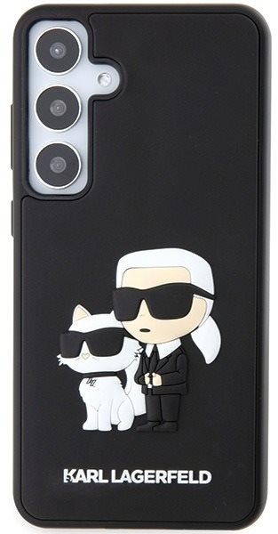 Karl Lagerfeld 3D Rubber Karl and Choupette Samsung Galaxy S24+...