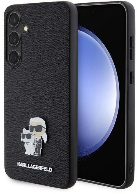 Karl Lagerfeld PU Saffiano Metal Karl und Choupette Back Cover für...