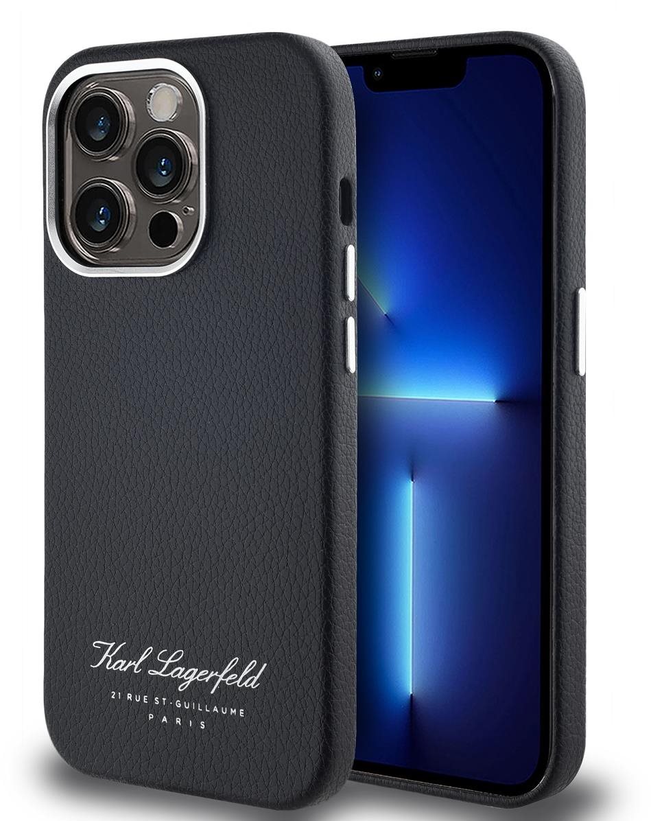 Karl Lagerfeld Grained PU Hotel RSG Backcover für das iPhone 14 Pro...