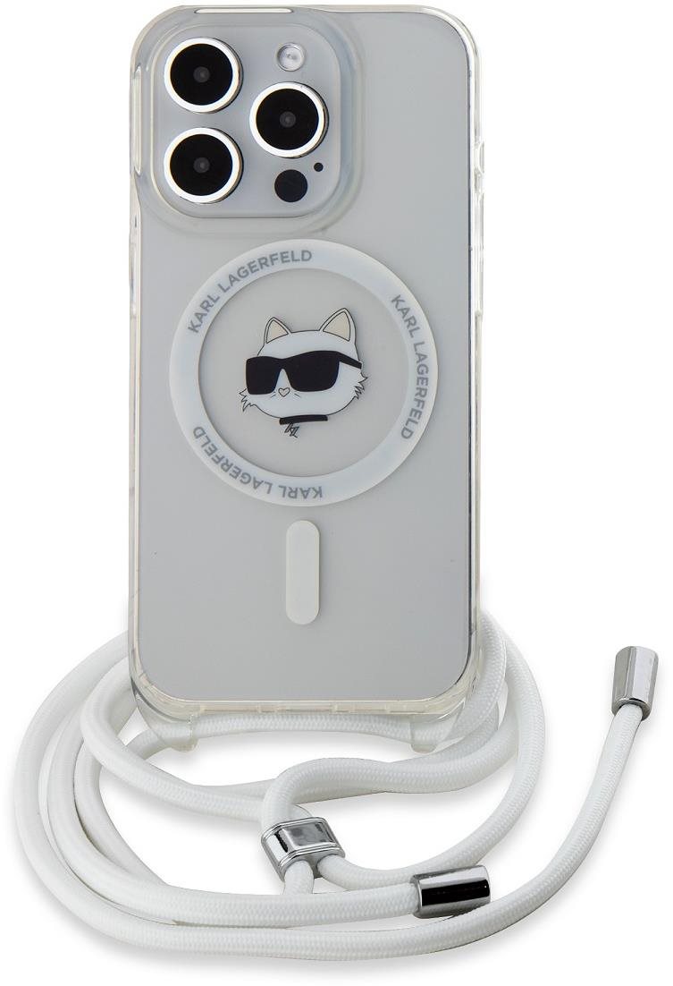 Karl Lagerfeld IML Crossbody Choupette Head MagSafe iPhone 15 Pro...
