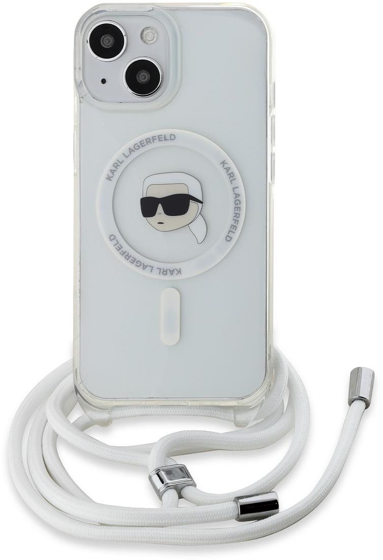 Karl Lagerfeld IML Crossbody Karl Head MagSafe Zadný Kryt na iPhone...