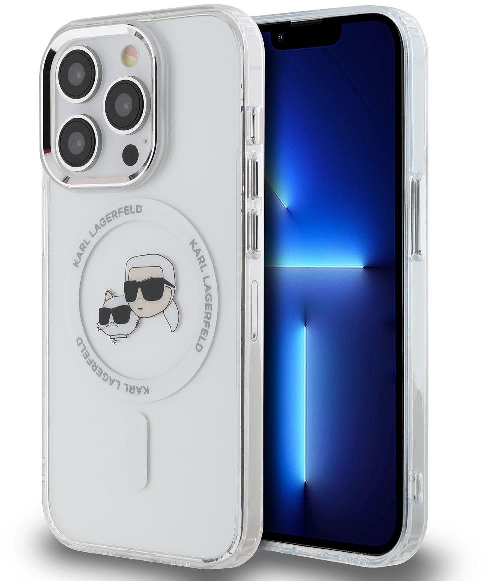 Karl Lagerfeld IML K&CH Heads Metal Frame MagSafe iPhone 14 Pro...