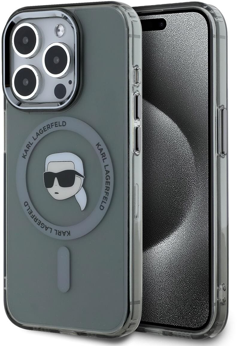 Karl Lagerfeld IML Karl Head Metal Frame MagSafe Zadný Kryt na...