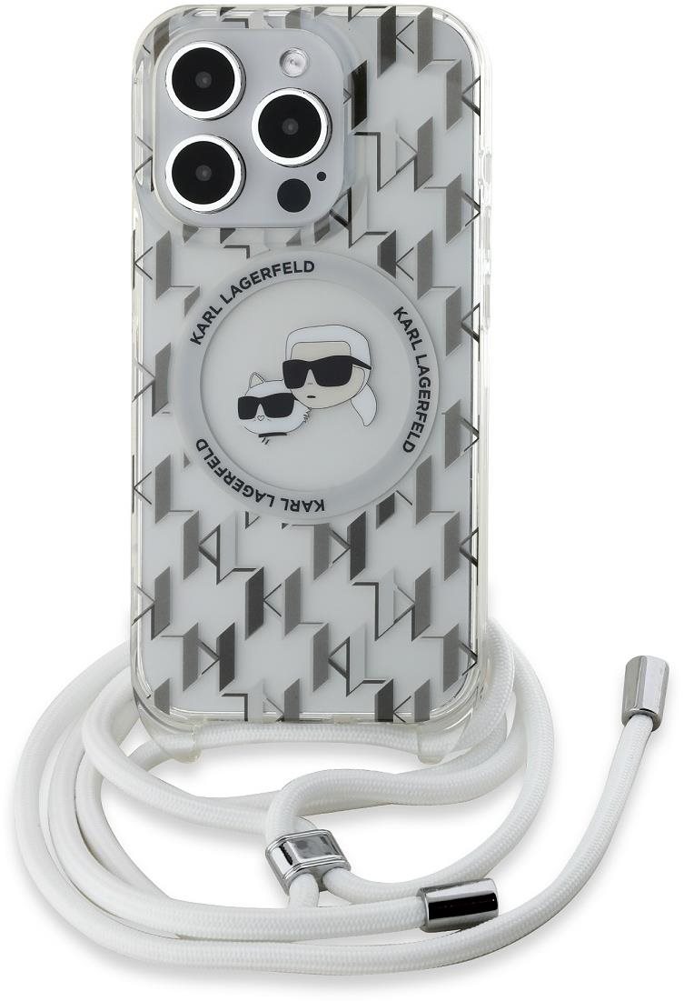 Karl Lagerfeld IML Monogram Crossbody K&CH Heads MagSafe Backcover...