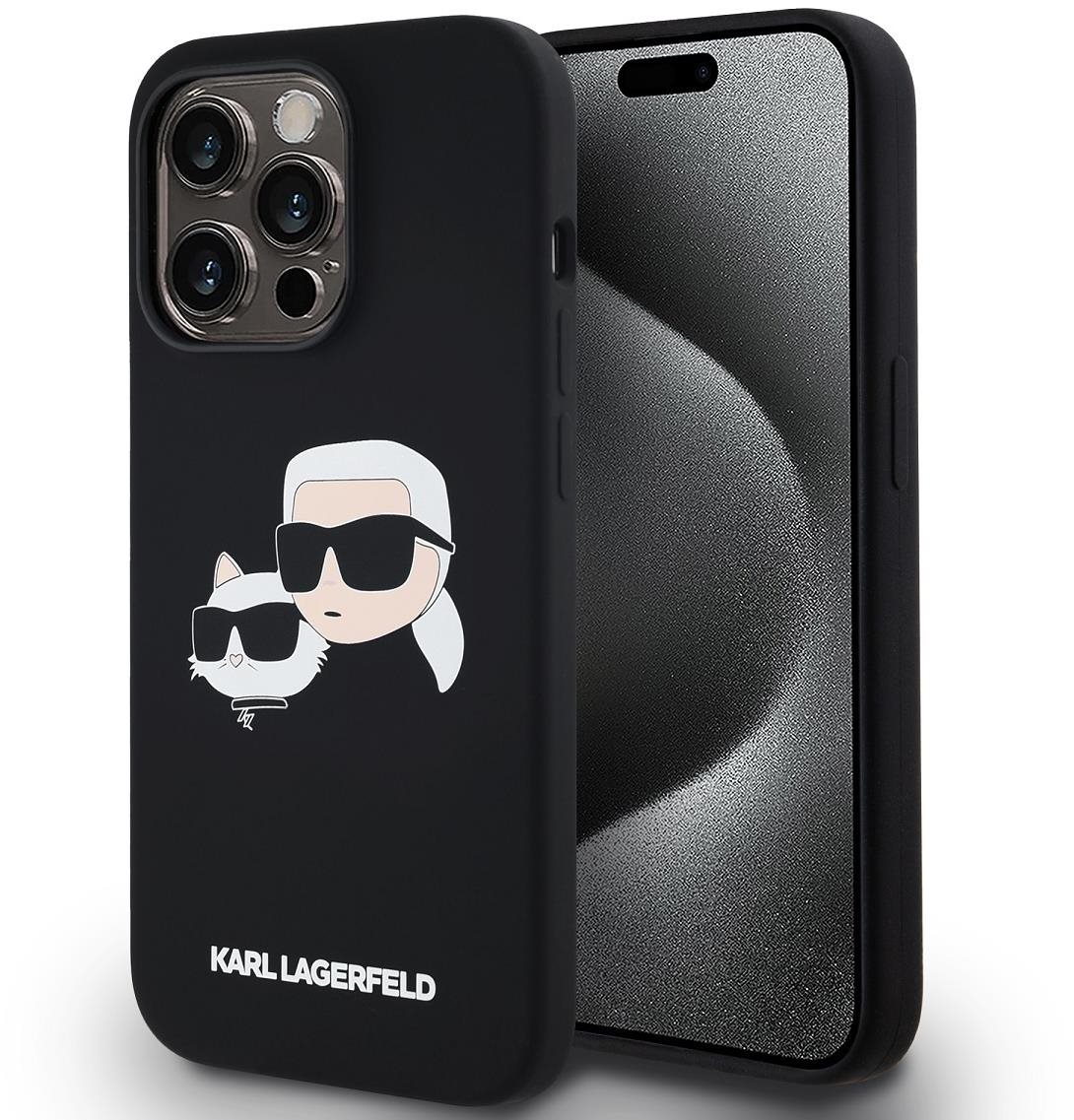 Karl Lagerfeld Liquid Silicone Double Heads MagSafe iPhone 14 Pro...