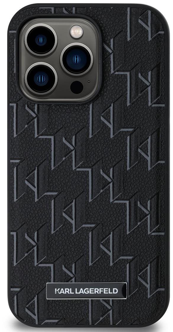 Karl Lagerfeld PU Leather Monogram Metal Logo MagSafe Backcover für...