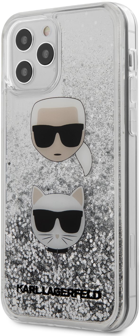 Karl Lagerfeld Liquid Glitter 2 Heads for Apple iPhone 12/12 Pro,...