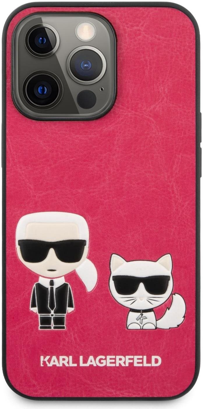 Karl Lagerfeld and Choupette PU Leather pour Apple iPhone 13 Pro...
