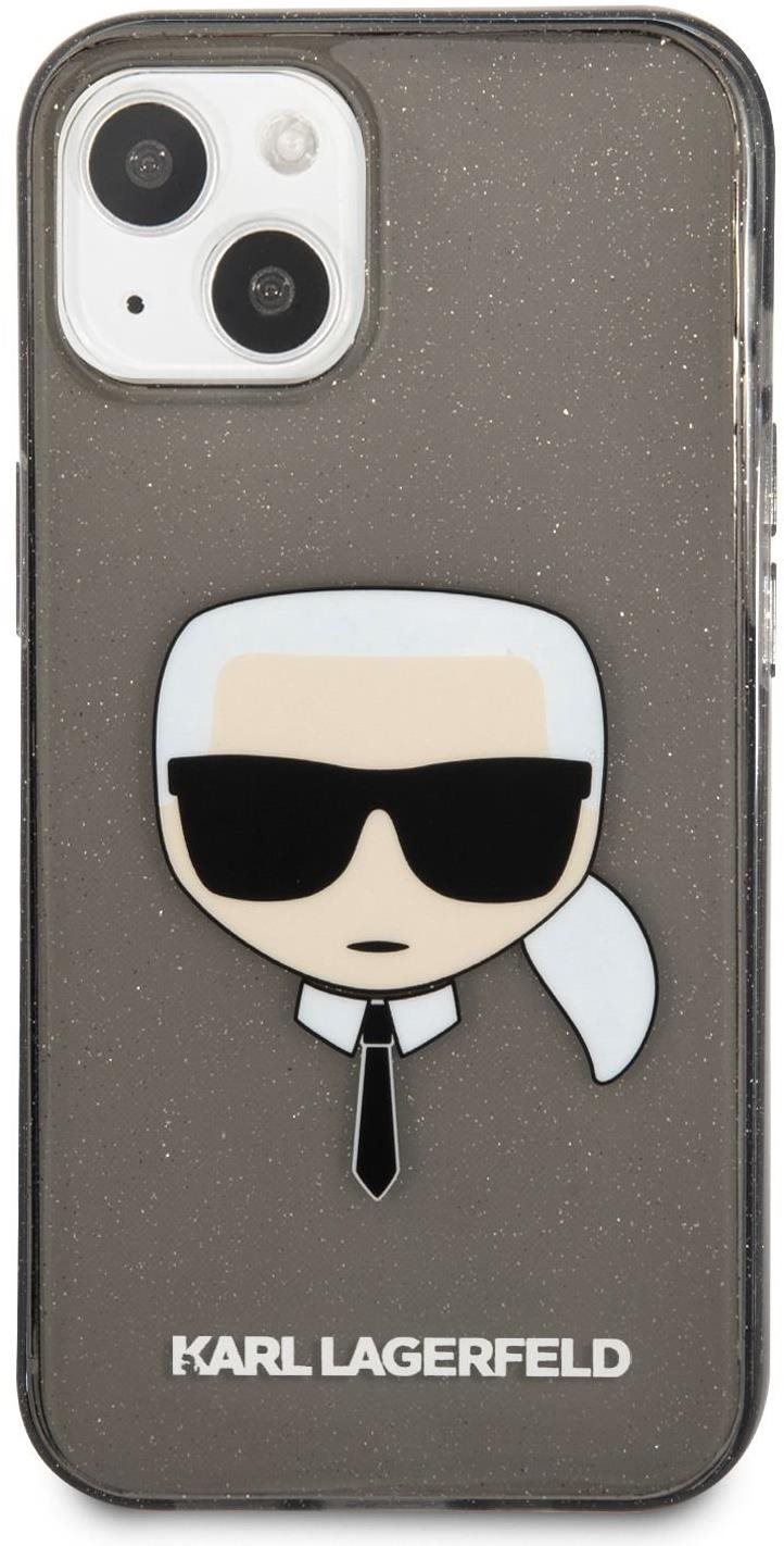 Karl Lagerfeld TPU Full Glitter Karl Head Cover for Apple iPhone 13...